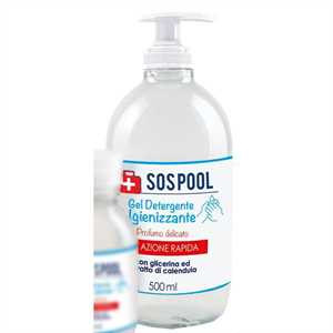 FLACONI GEL IGIENIZZANTE ML.500 C*GLICERINA E CALENDULA PROFUMATO