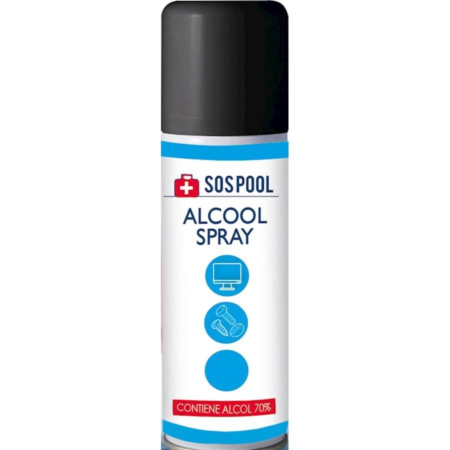 SPRAY 400ML SOLVENTE ALCOLICA 70% PER COMPUTER/TASTIERE/CELLULARI