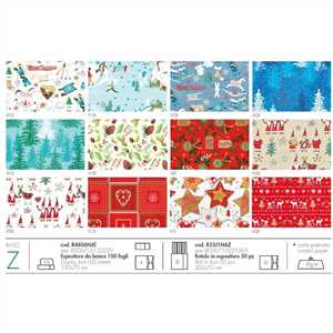 Carta regalo Raso Natale 100x70 COUNTRY FF100