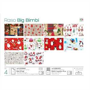 Carta Regalo 100X140 BIG Raso NATALE BIMBI 50FF