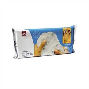 PLUS PASTA PER MODELLARE BIANCA GR500(ARGILLA NATURALE)