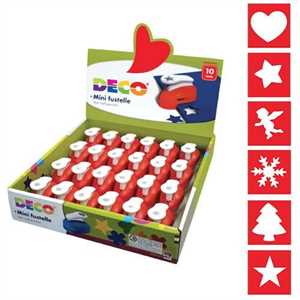 FUSTELLE MINI NATALE - EXPO 24 PEZZI ASSORTITI