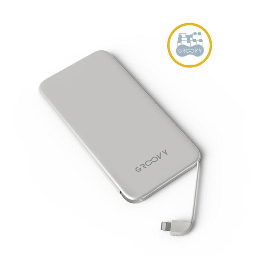 Power Bank Apple - 4000Mha  GROOVY (accessori telefonia)