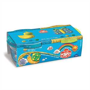 DIDO' BIS GLITTER 2X100G GIALLO/AZZURRO