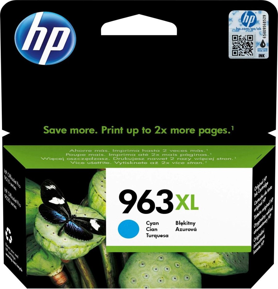 HP Ink-Jet Ciano N.963XL *3JA27A* pg1600