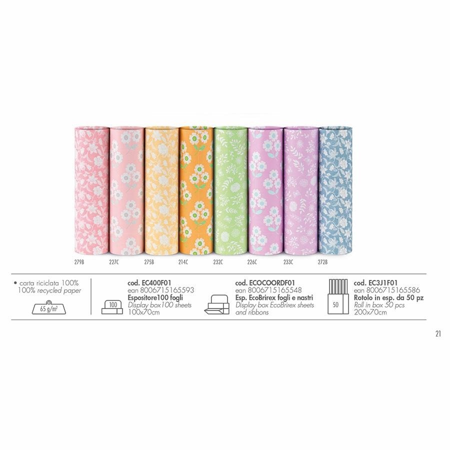 CARTA REGALO 100x70 ECO FLOREAL 100FF