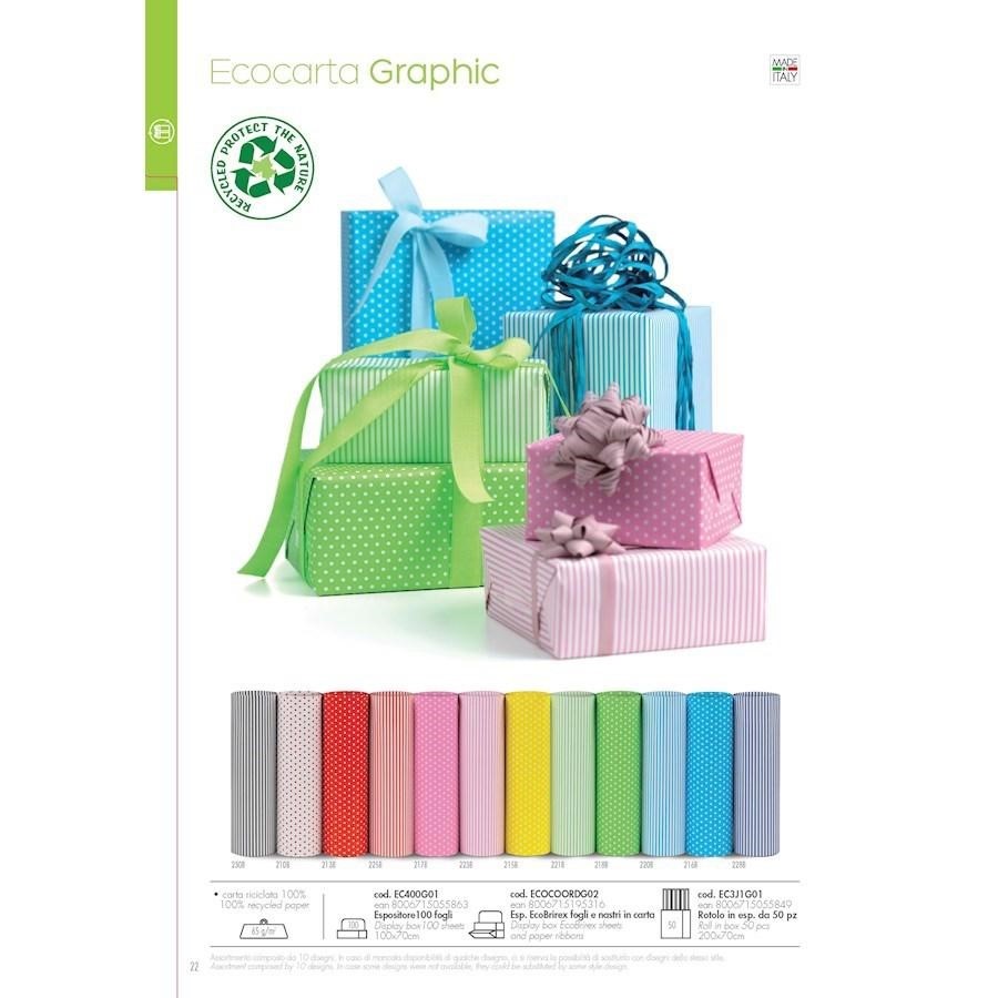 CARTA REGALO 100x70 ECOCARTA GRAPHIC 100FF
