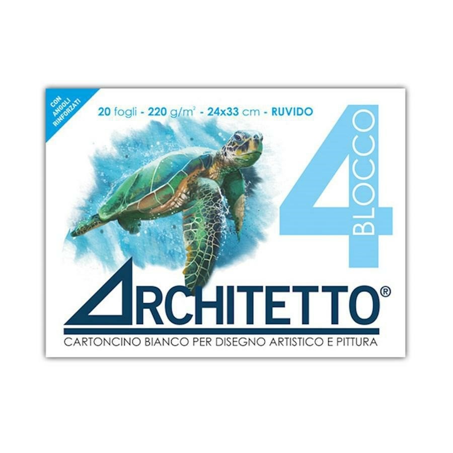 Blocco disegno tipo F4 RUVIDO 24x33 ARCHITETTO(Art4p)