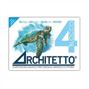 Blocco disegno tipo F4 RUVIDO 24x33 ARCHITETTO(Art4p)