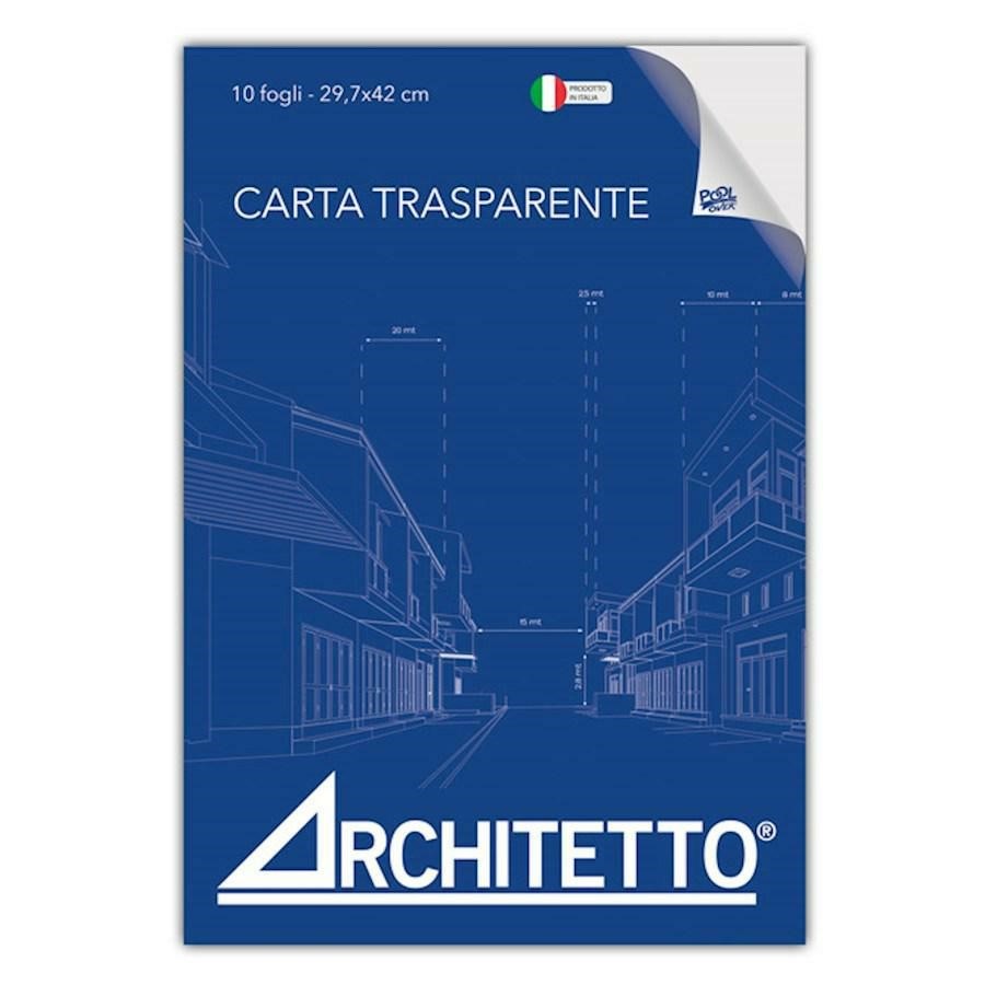 Lucido Blocco cm21x29 f10 A4 ARCHITETTO (RUG3520)