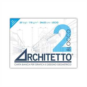 Blocco disegno tipo F2 LISCIO 24x33 ARCHITETTO(ART2P)