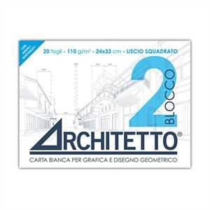 Blocco disegno tipo F2 SQUADRATO 24x33 ARCHITETTO(ART2PS)