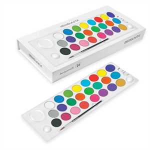 Acquerelli Deluxe a 24 magnetic box   Tintaunita