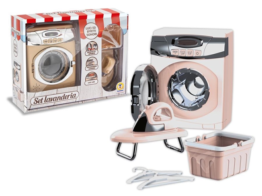 MISS SIGNORINA - SET LAVANDERIA CON FUNZIONI REALI