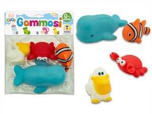 GOGO - GOMMOSI ANIMALI MARINI 4PZ