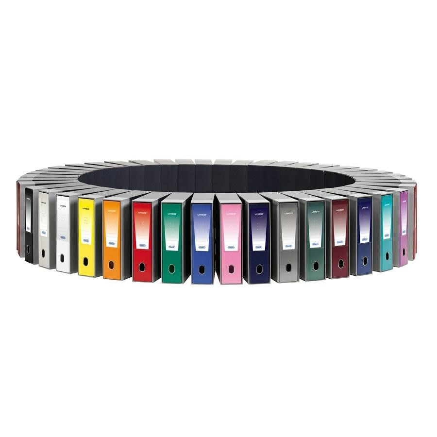 Registratore UNICO cm23x33x8 ARGENTO