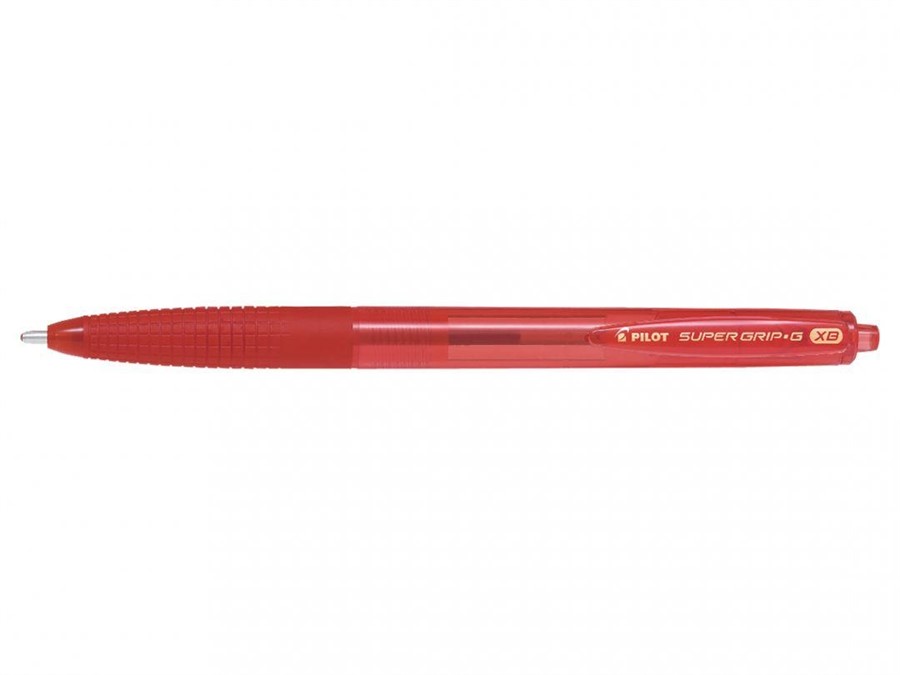 PENNA SFERA SUPERGRIP-G a SCATTO EXTRABROAD ROSSA
