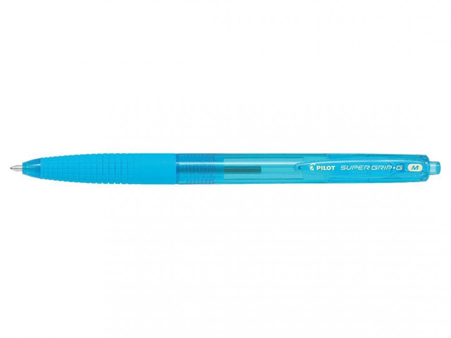 PENNA SFERA SUPERGRIP-G A SCATTO MEDIA TURCHESE
