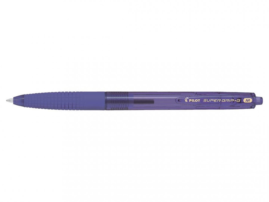 PENNA SFERA SUPERGRIP-G A SCATTO MEDIA VIOLETTO