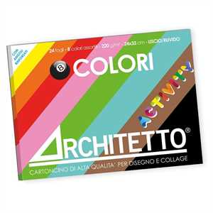 Blocco colore 24x33 8colori 24ff activity ARCHITETTO