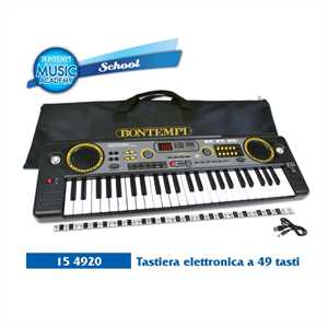 TASTIERA 49 TASTI Display LCD 15 4920 BORSA TRASPORTO C*CAVO