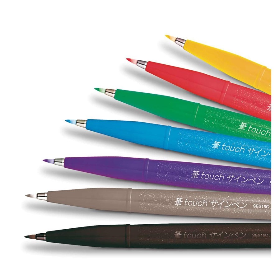 SIGN PEN BRUSH VERDE OLIVA