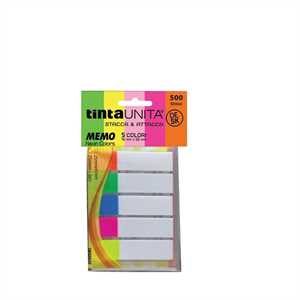 SEGNAPAGINA TintaUNITA DESK NEON/TRASPARENTE 12X45 5COLORI 25FF