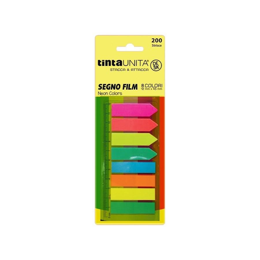 SEGNAPAGINA TintaUNITA DESK CON RIGHELLO 4FRECCIA+4RETT. 8COL.25FF