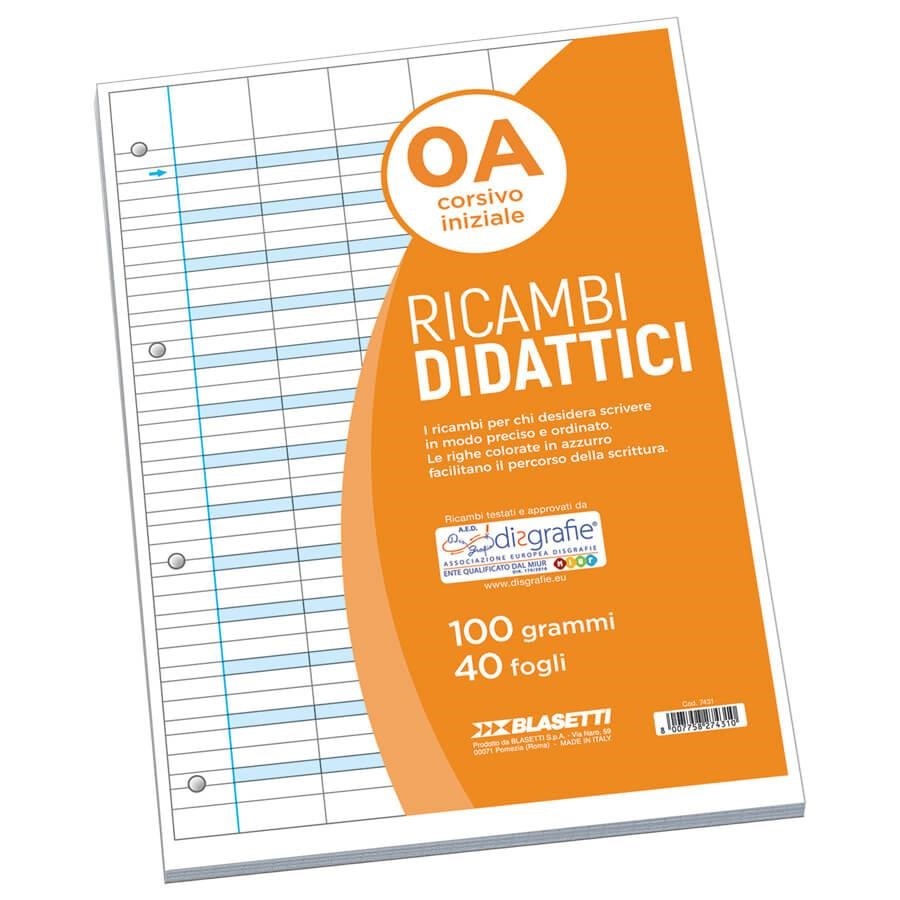 RICAMBI DISGRAFICI RIGA 0,5CM (0A) A4 100GR 40F 7431