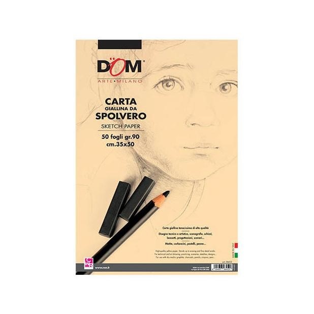 CARTA SPOLVERO gr90 50fg cm35x50