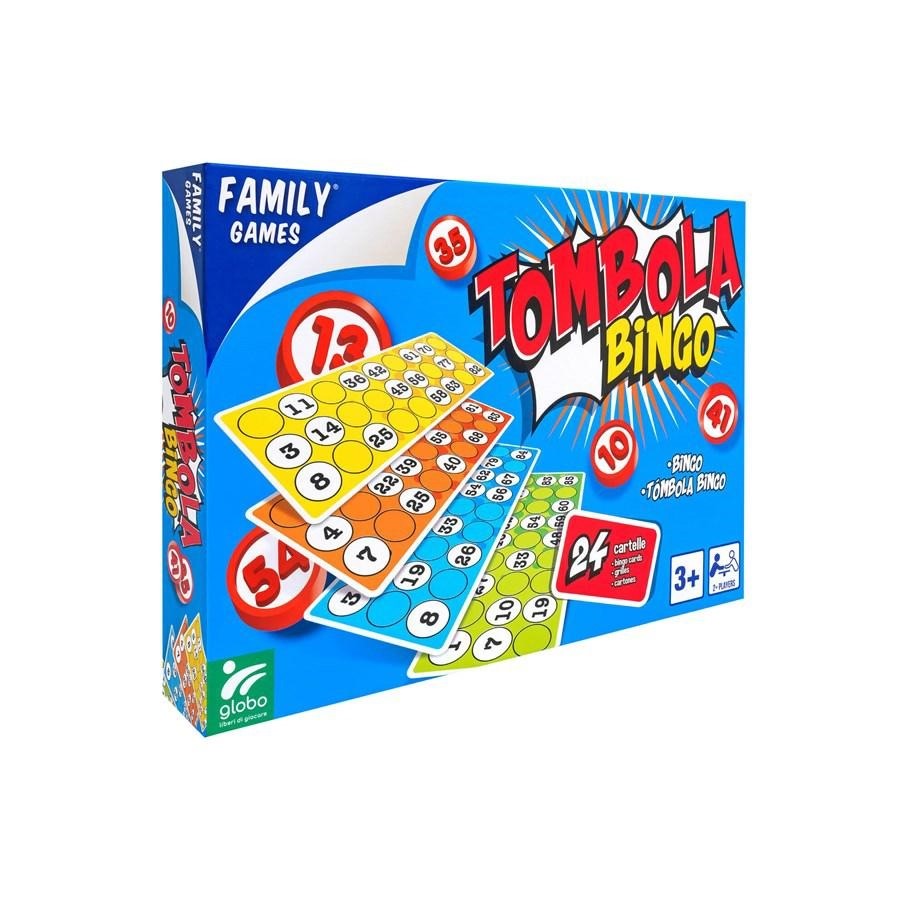 GIOCO TOMBOLA 24 CARTELLE