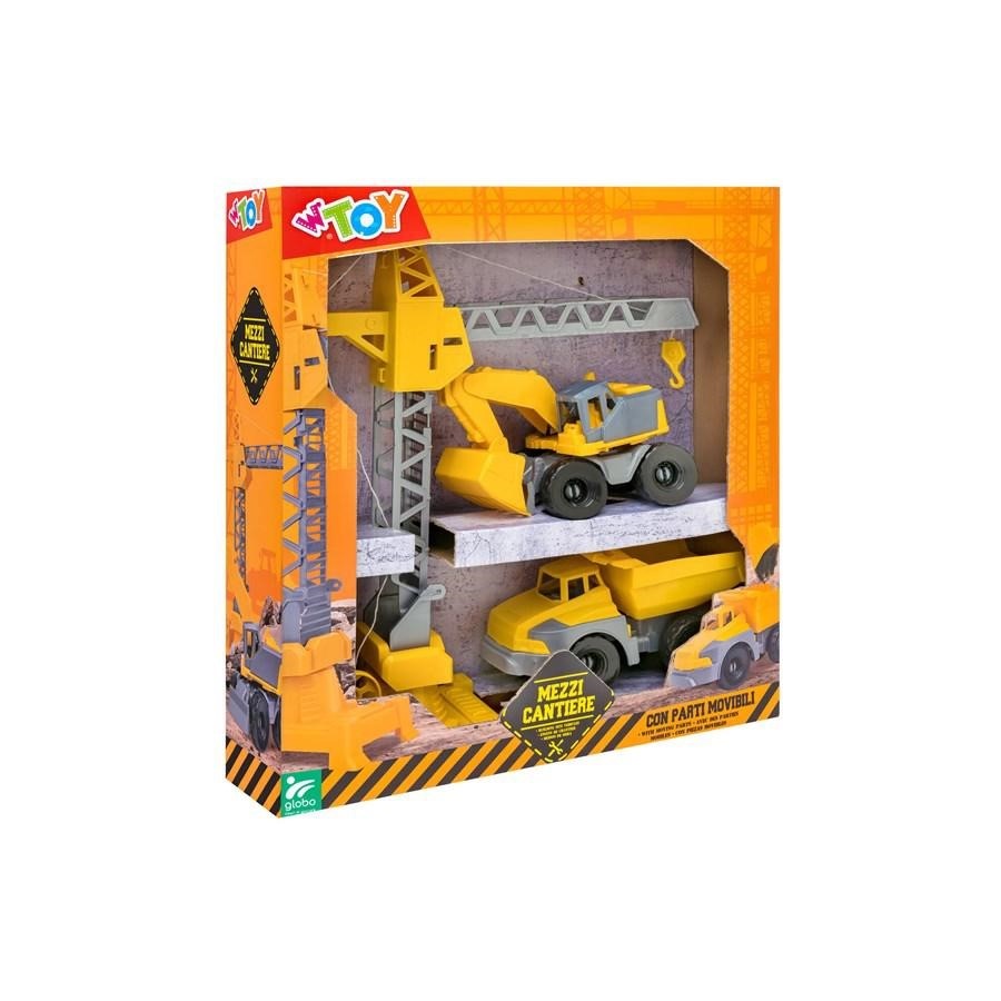 SET GRU 40CM CON SCAVATORE E CAMION