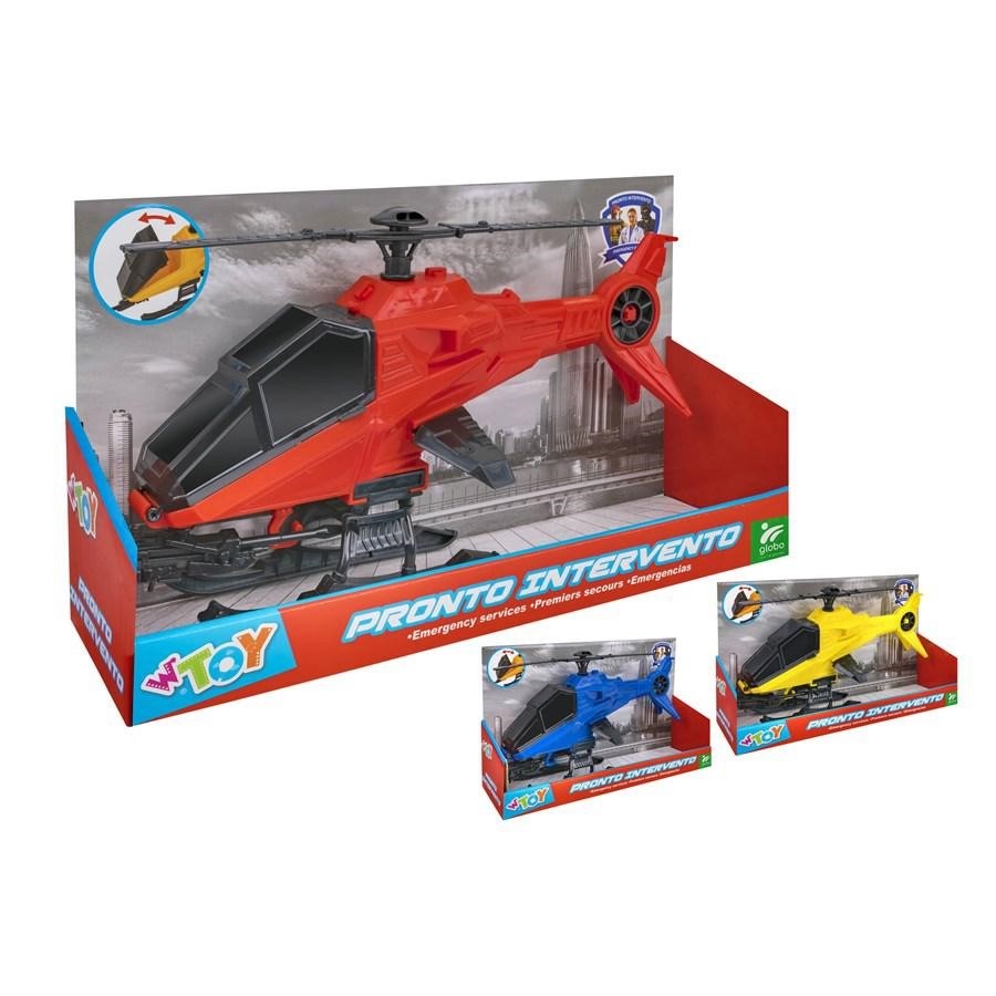 ELICOTTERO FORZE DELL'ORDINE 25CM 3 COL ASS