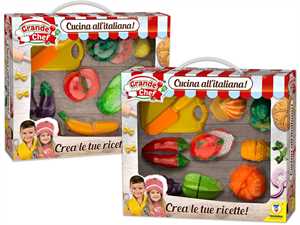 GRANDE CHEF-FRUTTA E VERDURA CON VELCRO