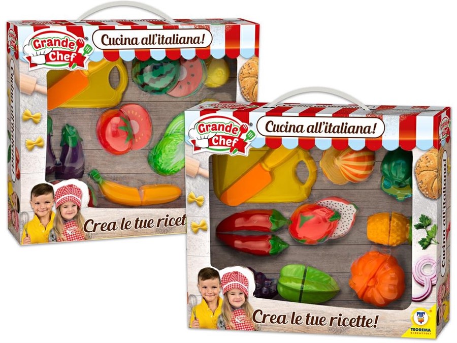 GRANDE CHEF-FRUTTA E VERDURA CON VELCRO
