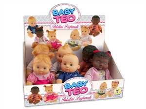 BABY TEO-PATATINI PROFUMATI 23 CM MORBIDI 6 ASS