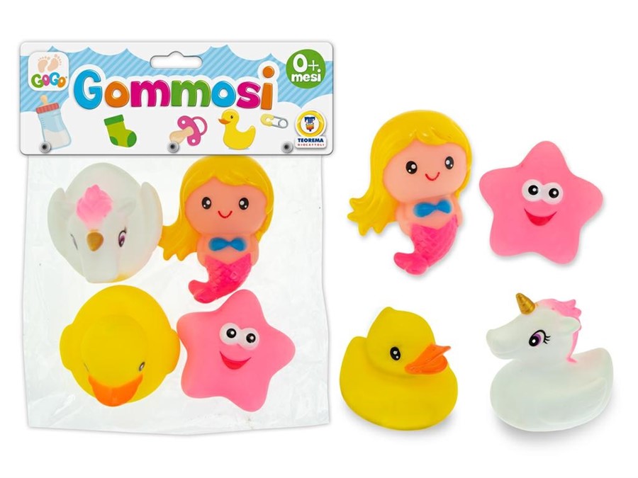 GOGO- GOMMOSI PRINCIPESSA 4 PZ