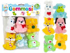 GOGO-GOMMOSI ANIMALI BUFFI 6PZ