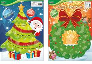 CALENDARIO DELL'AVVENTO CON STICKERS
