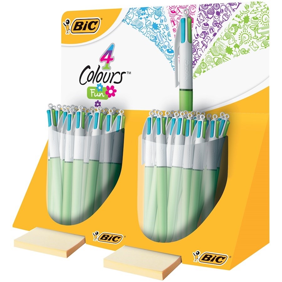 DISPLAY PZ.40 BIC 4 COLOURS FUN
