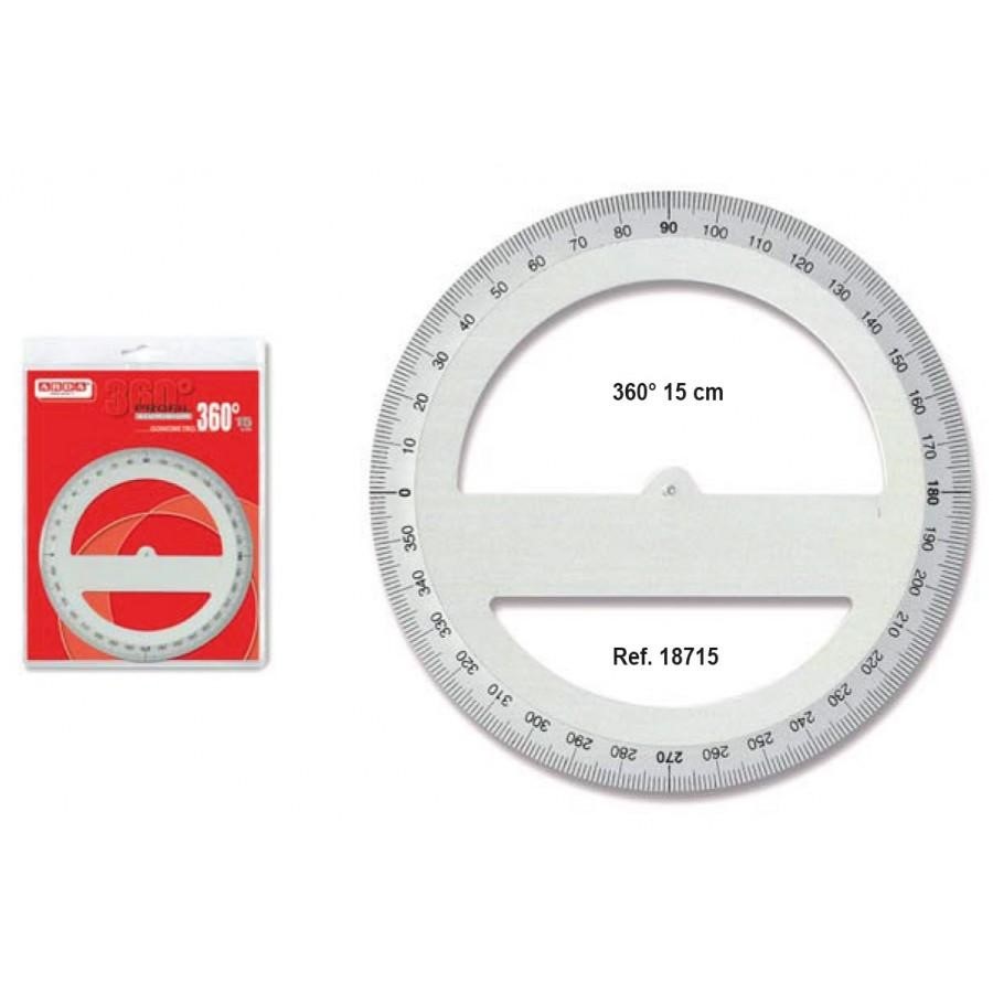 GONIOMETRO 360°cm15 ALLUMINIO