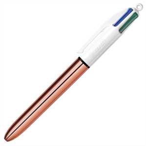 BIC 4 COLOURS ROSE GOLD 504894