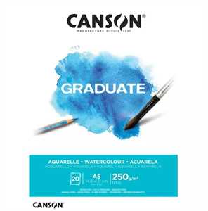 BLOCCO GRADUATE PER ACQUERELLO A5 FF20 250G