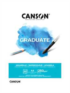 BLOCCO GRADUATE PER ACQUERELLO A4 FF20 250G