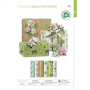 CARTA REGALO 100x70 100FF ECOCARTA SAVE THE PLANET