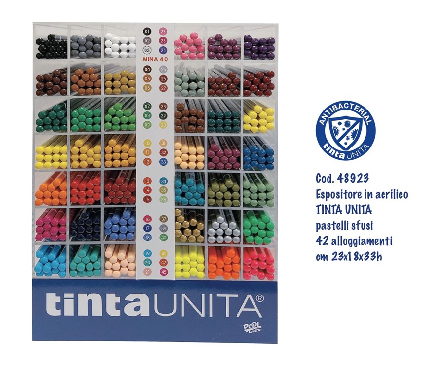 ASS.504 PASTELLI 4.0(12 PEZZI PER 42 COLORI)TINTAUNITA