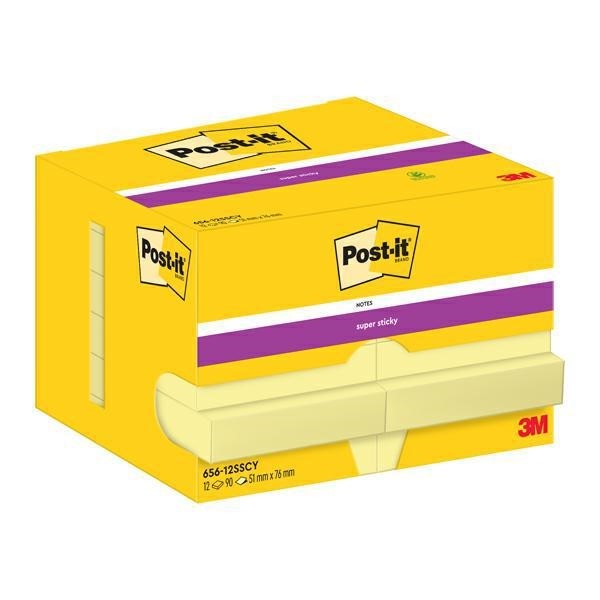 POST-IT 51X76 SUPER STICKY GIALLO CANARY