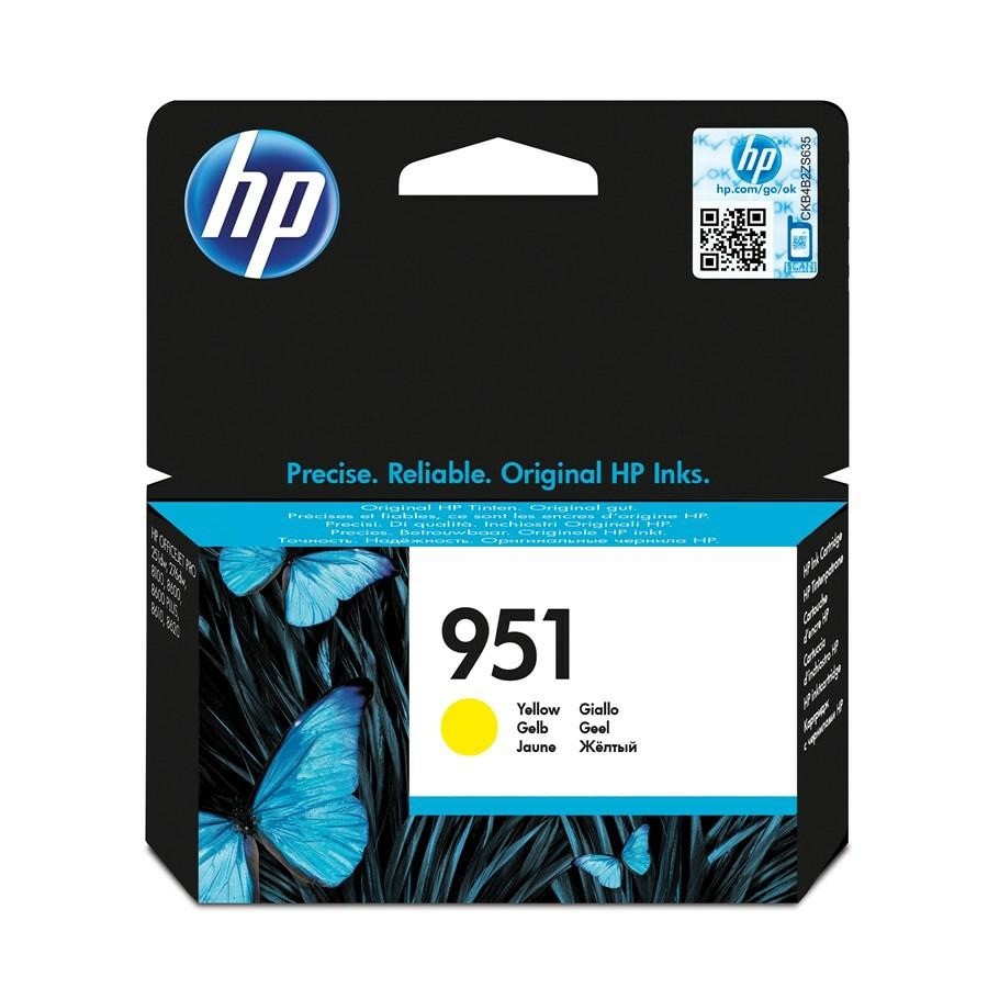 HP Ink-Jet GIALLO N.951 *CN052AE* pg700 OfficeJet Pro 8100 8600