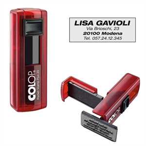 COLOP POCKET STAMP PLUS 20 Timbro Tascabile 14x38mm