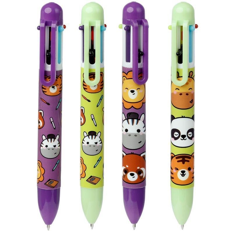 PENNA MULTICOLORE (6 COLORI) ANIMALI SELVATICI - ANIMALI DOLCI